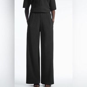 COS Elastic Waist Plisse (Pleated) Trousers